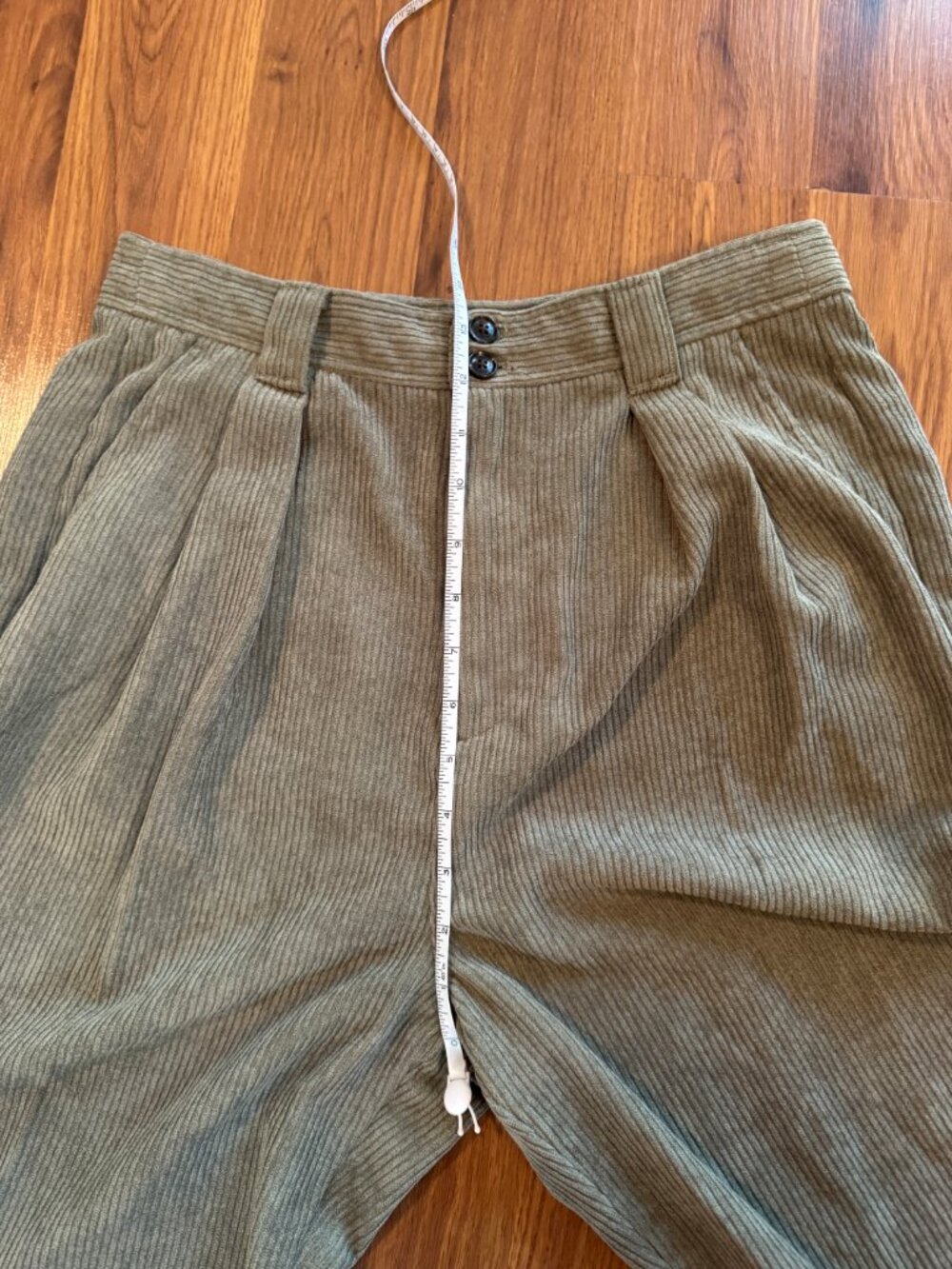 NWT Madewell Corduroy High-Rise Tapered Pants Size 6 - Picture 5 of 11